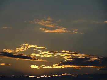 Painted Clouds, sky, dusk, sun, sunset, cloud HD wallpaper