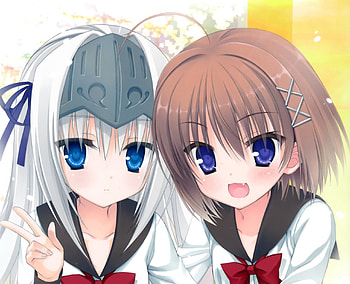 Kore wa zombie desu ka, blush, anime, seifuku, smile HD wallpaper