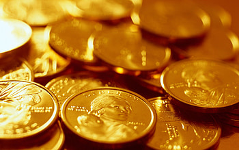 Gold Coins, Precious currency, Wealth symbol, Shimmering treasure HD wallpaper