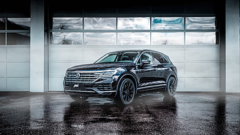 ABT Volkswagen Touareg, black HD wallpaper