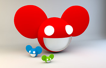 deadmau5, mau5, 3, color, bubbles HD wallpaper