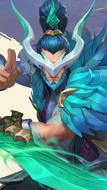LOL Zephyr Dragon Master Yi HD phone wallpaper