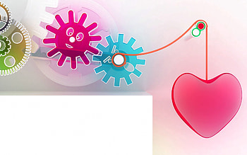 Love, Heart, Mechanism, Figurines, Figures, Plastic HD wallpaper