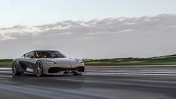 Koenigsegg Gemera, vehicles, gray cars, Koenigsegg, cars, roads HD wallpaper