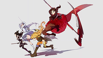 Anime RWBY Ruby Rose Weiss Schnee Blake Belladonna Yang Xiao Long HD wallpaper