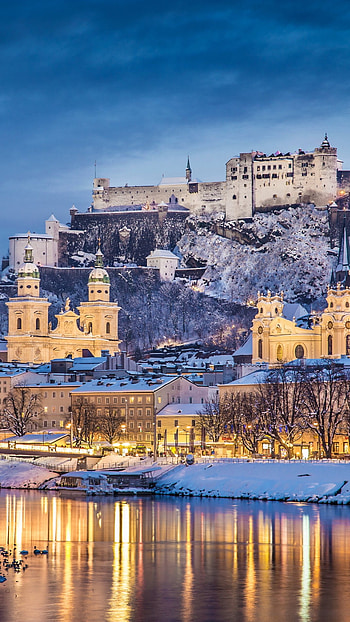 Man made Hohensalzburg Castle HD phone wallpaper