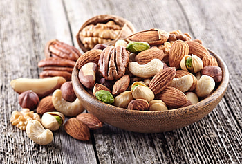 Nutty wonder, Ultra treat, Nut-filled indulgence, Immersive delight HD wallpaper
