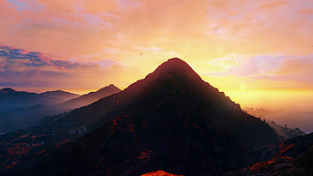 GTA V Redux Nature, gta-5, games, logo, xbox-games, ps-games, pc-games, nature HD wallpaper
