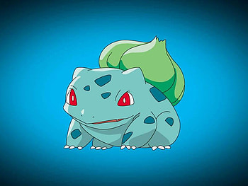 Pokemon, blue, grass, bulbasaur HD wallpaper