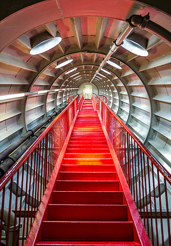Miscellanea, Miscellaneous, Ladder, Stairs, Dahl, Distance, Steps, Railings, Handrail, Tunnel HD phone wallpaper