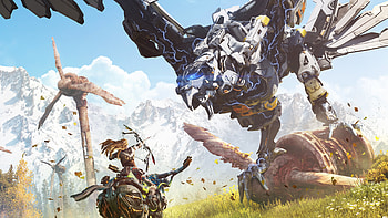 Horizon Zero Dawn Thunderhawk, horizon-zero-dawn, games, pc-games, xbox-games, ps-games, artwork, artist, digital-art HD wallpaper