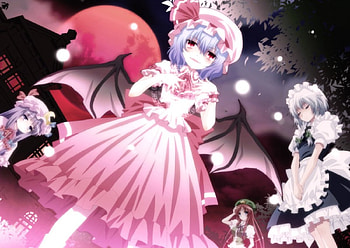 Touhou, cute, anime, long hair HD wallpaper