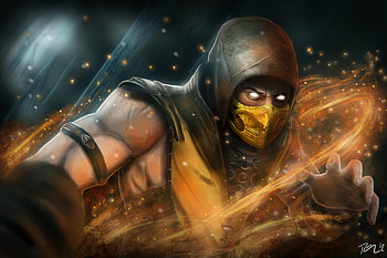 Scorpion Mortal Kombat X New, scorpion, mortal-kombat, games, deviantart HD wallpaper