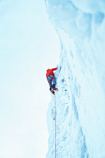 Sports, Snow, Mountain, Climber, Mountaineer, Rock Climbing HD phone wallpaper