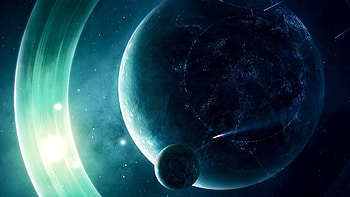 space, planet, light HD wallpaper