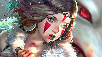 Princess Mononoke Hime, 1680x1050 resolution HD wallpaper