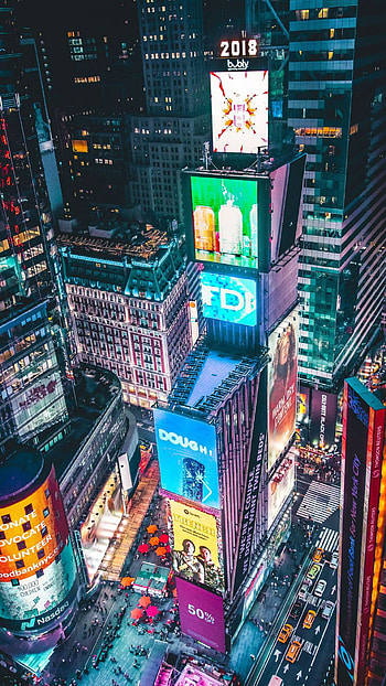 Time Square, New York, 12 HD phone wallpaper