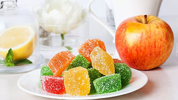 Jellylicious display, Gelatin treats, Colorful sweetness, Sugary delight HD wallpaper