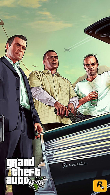 Rockstar Logo, Grand Theft Auto 5 HD phone wallpaper