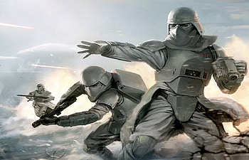snow troops, troops, solders, cg, snow HD wallpaper
