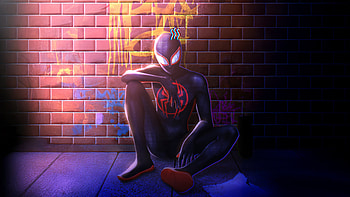 Miles Ahead The New Spider Man, spiderman, miles-morales, superheroes, artwork, art, digital-art HD wallpaper