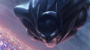 Batman Face Closeup, batman, superheroes, digital-art, artwork, artstation HD wallpaper
