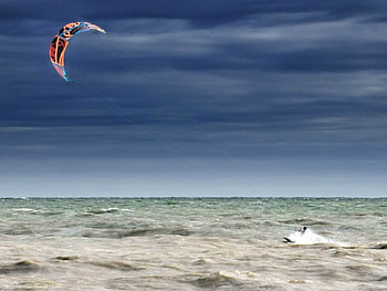 Happy time, sea, clouds, nature, ocean HD wallpaper