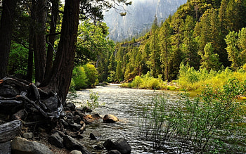 Landscape, Rivers HD wallpaper