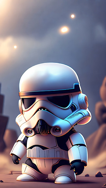 Storm Trooper, AI Art, baby, stormtrooper HD phone wallpaper