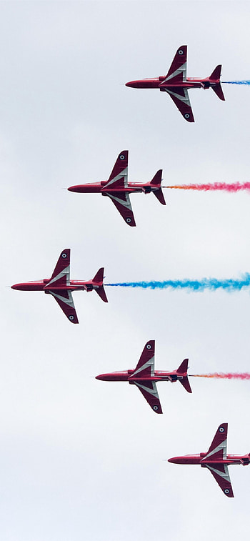 The Red Arrows, Aerobatics HD phone wallpaper