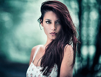 ღ, girl, model, long hair, brunette HD wallpaper