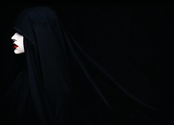 Black Clothes Minimalism, black, minimalism, artist, red HD wallpaper