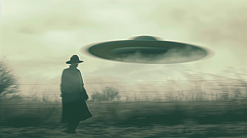 Mysterious UFO Encounter, UFO HD wallpaper