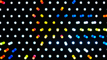 Polka Dot Neon Colors, neon, colors, artist, artwork, art, digital-art HD wallpaper