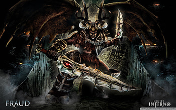 Fraud, sword, wide, dantes inferno, devil, ea game, demon, adventure, video game, dragon, , warrior HD wallpaper