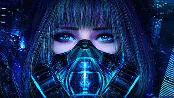 Women Magic Science Fiction, mask, science-fiction, deviantart HD wallpaper