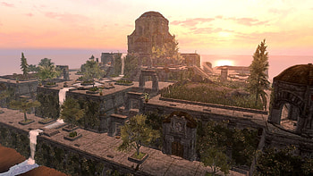 Skyrim Nexus, Hanging Gardens of Babylon HD wallpaper