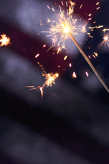 Holidays, Sparks, Blur, Sparklers, Bengal Lights HD phone wallpaper
