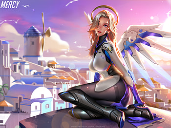 Mercy Overwatch , mercy-overwatch, overwatch, games, xbox-games, ps-games, pc-games, artwork, artist, digital-art HD wallpaper