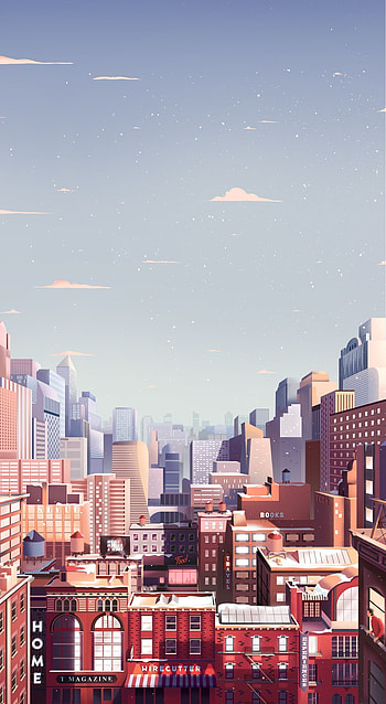 New York Aesthetic, Travels, Illustration HD phone wallpaper