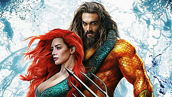 Aquaman And Mera Art, aquaman, mera, aquaman-movie, artwork, artist, digital-art, artstation, superheroes HD wallpaper