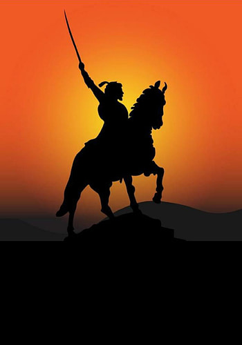 Shivaji Maharaj, horse, sky HD phone wallpaper