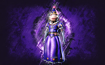 Fortnite Summer Princess Felicity Fish Skin, Fortnite, main characters, purple stone background, Summer Princess Felicity Fish, Fortnite skins, Summer Princess Felicity Fish Skin, Summer Princess Felicity Fish Fortnite, Fortnite characters HD wallpaper