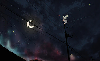Crescent, artist, artwork, digital-art, deviantart HD wallpaper