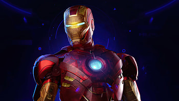 Iron Man Holographic, iron-man, superheroes, artwork, artist HD wallpaper