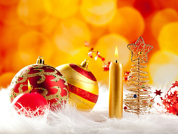Holidays, New Year, Christmas, Xmas, Candles HD wallpaper