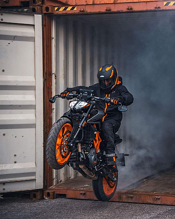 KTM 250, automotive lighting, motorcycle HD phone wallpaper