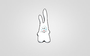 Vector, , Drawing, Sad, Hare HD wallpaper