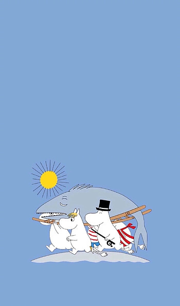 Moomin 6, shared by John Sellers, Charming Moomin scenes, Playful characters HD phone wallpaper