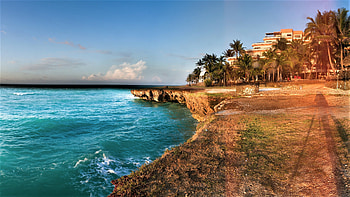 Beach in Cuba, Scenic HD wallpaper